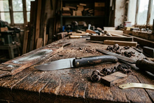Coutellerie artisanale française : savoir-faire, bois de loupe et morta des marais
