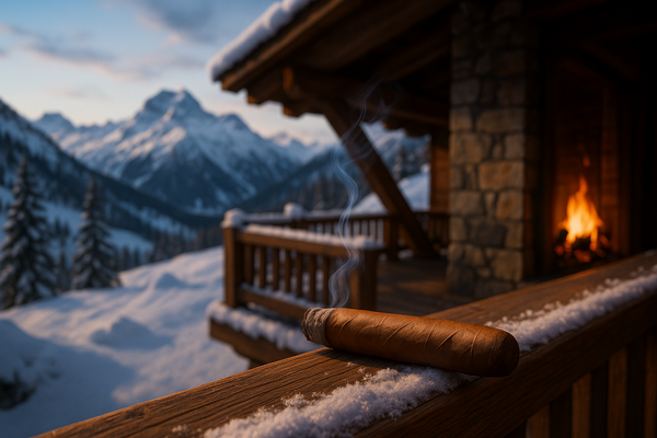 Cigare & Ski : l’alliance inattendue du plaisir et de la montagne