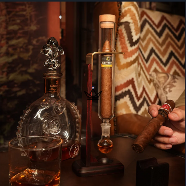 Premium-Zigarren-Infuser mit Hygrometer - Infusio Prestige