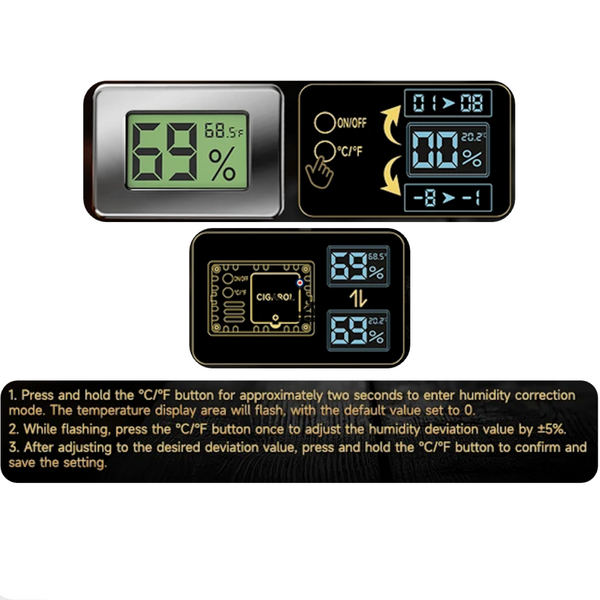 Cave à cigares luxe Aerion Vault – Élégance et transparence