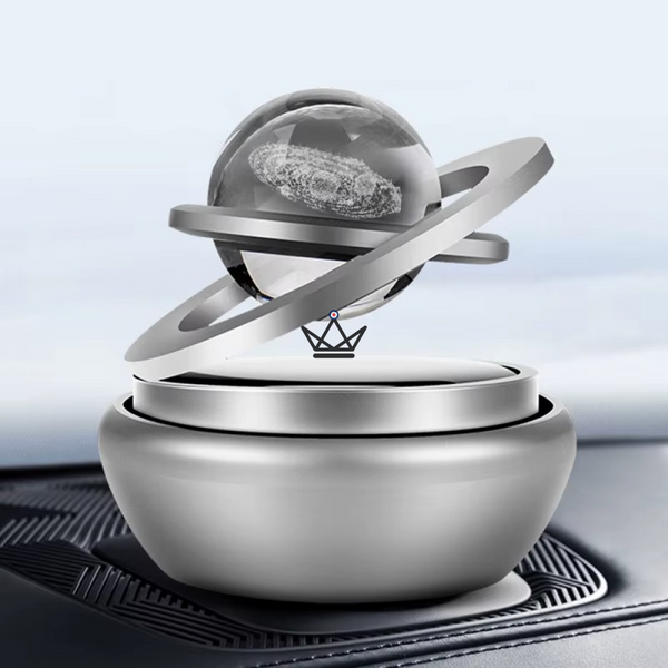 Magnetisches Sonnensystem mit Solarenergie, rotierende Ringe - HELIA