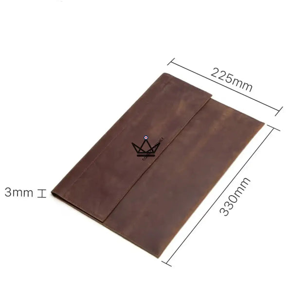 Pochette enveloppe iPad 13" en cuir personnalisable — Voyageur PLI – 10/13