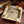 Square 4-slot cigar ashtray, embossed engraved decor - CURIOSA