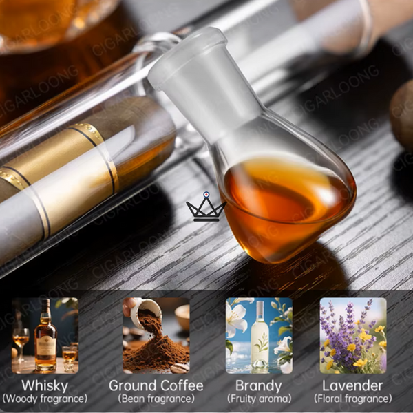 Aromatischer Glas-Zigarren-Infuser - Infusio Cristal