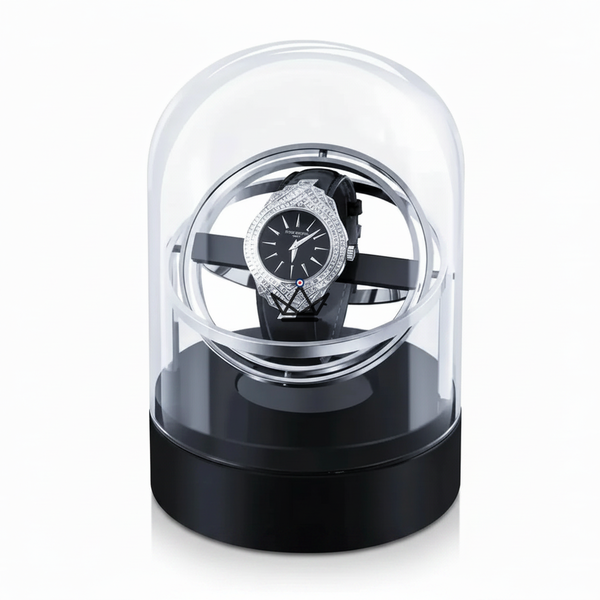Remontoir 1 montre sous cloche à anneaux gyroscopiques - ASTROLABE
