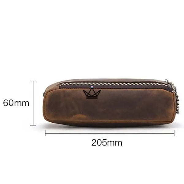 Trousse en Cuir personnalisable - Crayons & stylos- VOYAGEUR Sketch