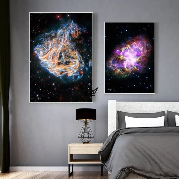 Affiche nébuleuse et galaxie sur toile, 17 visuels - NEBULA