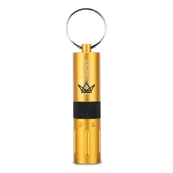 Poinçon à Cigares 2-en-1 CAPONE — Acier Inox, 6 Couleurs | Écrin Cadeau