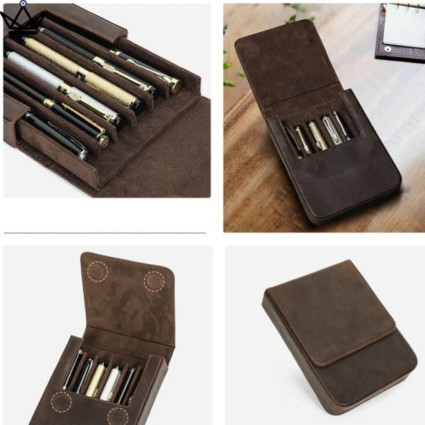 Etui en cuir de luxe pour stylo plume - Magnus (personnalisable) – Atelier  Atypique