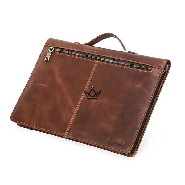 Housse Macbook en Cuir Personnalisable 13"-16" - Voyageur CODEX