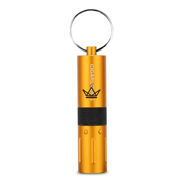 Poinçon à Cigares 2-en-1 CAPONE — Acier Inox, 6 Couleurs | Écrin Cadeau