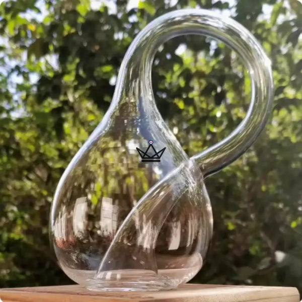 Bouteille de Klein en verre soufflé, objet mathématique - TOPOS