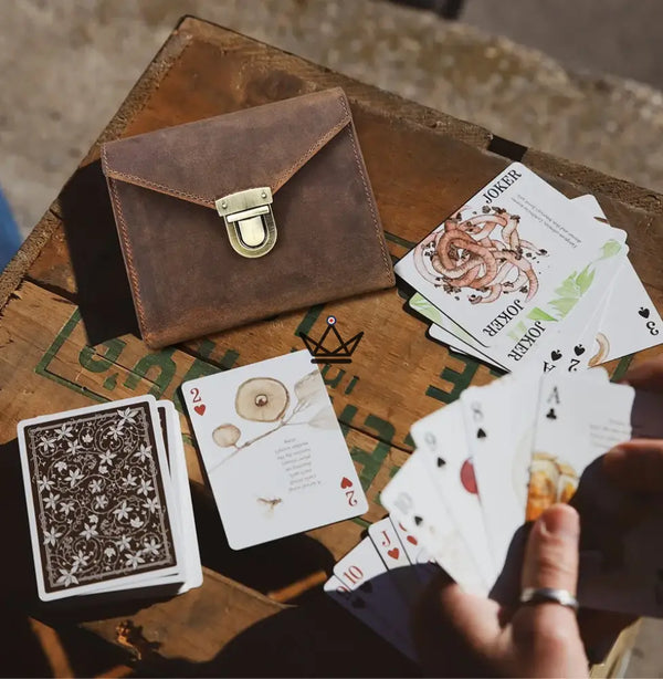 Kartenetui aus echtem Leder, personalisierbar — VOYAGEUR Cards