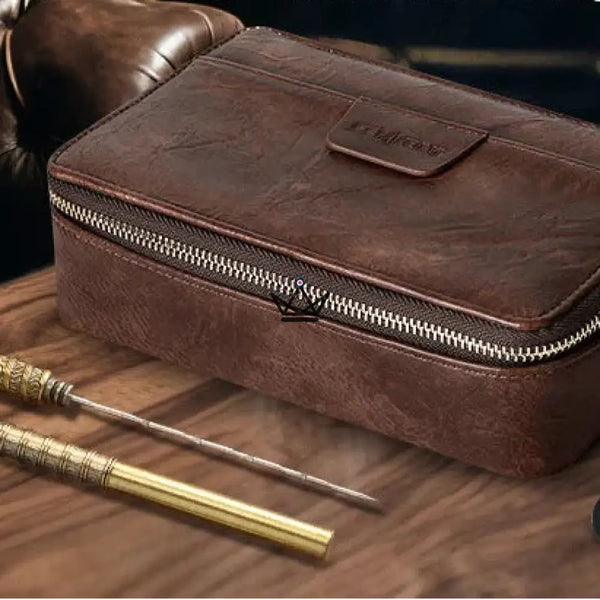 Travel cigar humidor and accessories - Magyars Crystal