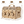 3D wooden travel code chest puzzle, 3 dials - ESCALE