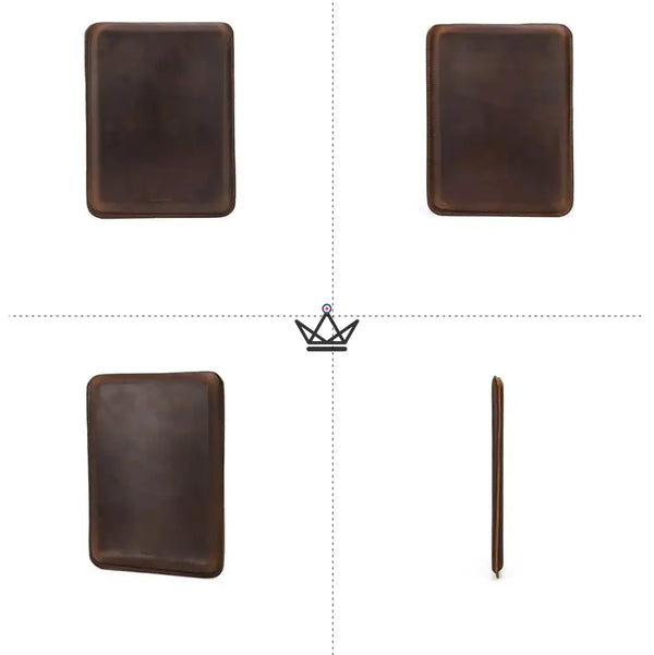 Housse Macbook en cuir personnalisable 13"-14" - Voyageur SKIN
