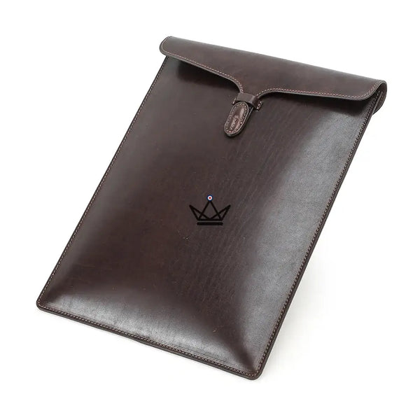 Housse Macbook en Cuir Personnalisable 13" à 15" - Voyageur CONSULAT