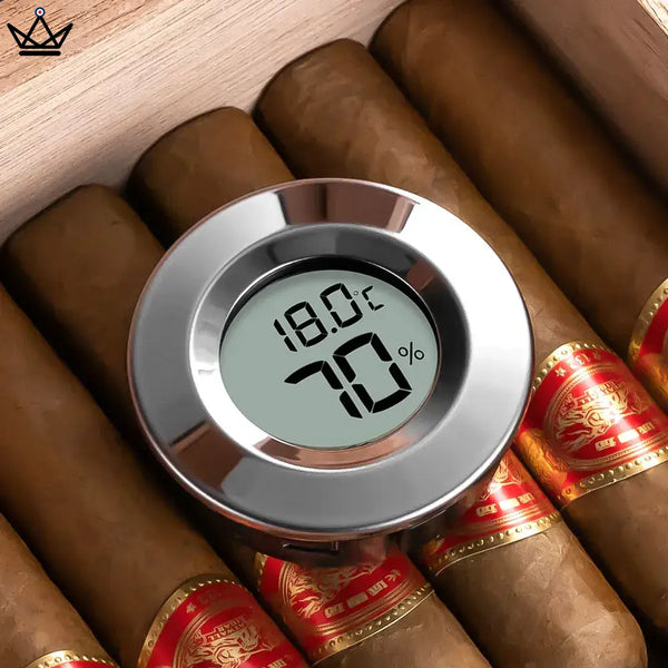 Electronic Hygrometer for Cigars - EliteGuard
