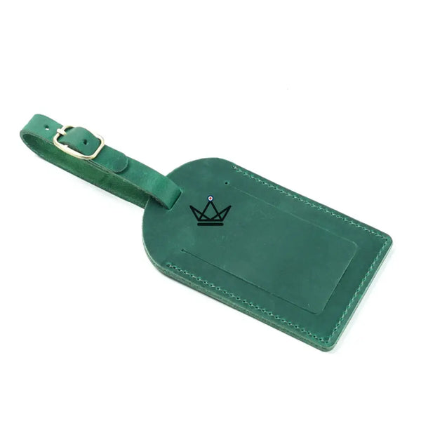 Étiquette à Bagage personnalisable en Cuir – Voyageur Tag