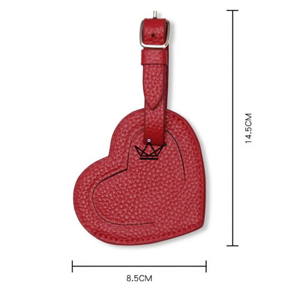 Étiquette Bagage Cuir personnalisable – Voyageur Crest