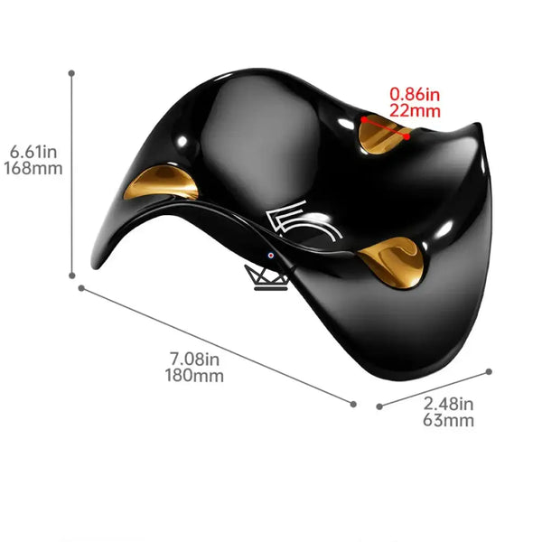 Cendrier à Cigare en Céramique - Éclipse Elégance - [] - cendrier cigare - Cadeau, Noël, Anniversaire, Original, Fête des pères, fête des mères - Atelier Atypique