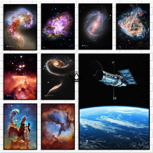 Affiche nébuleuse et galaxie sur toile, 17 visuels - NEBULA