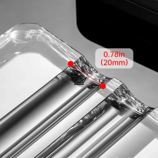 Zigarrenaschenbecher aus Klarglas – Crystal Duo