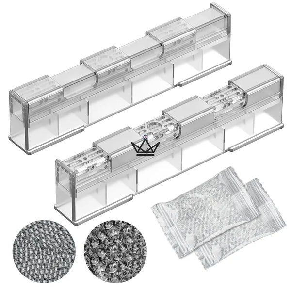 Cigar Humidifier – Linear Crystal Duo (set of 2)