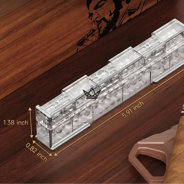 Cigar Humidifier – Linear Crystal Duo (set of 2)