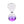 Glass bubble hourglass, colored liquid 8 × 20 cm - NIMBUS