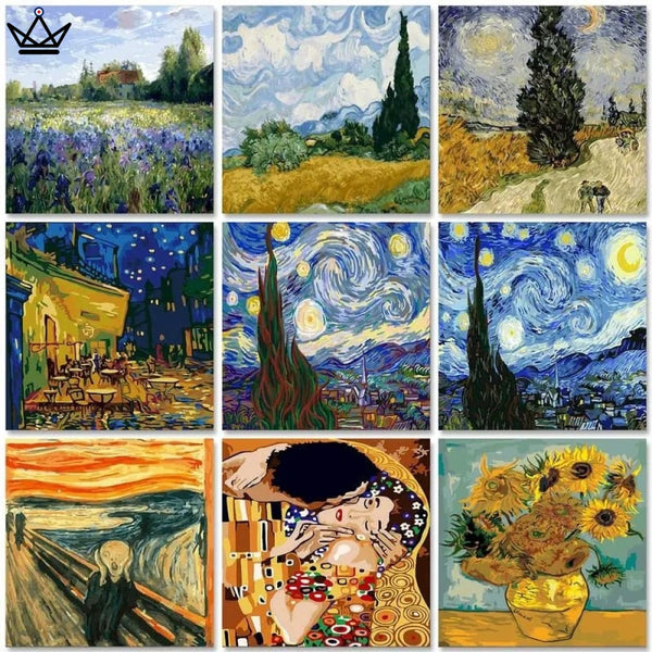 🎨 Peinture par numéros - MaestroColor (Munch, Vincent van Gogh