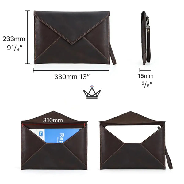 Personalisierbare MacBook-Hülle aus Leder – Reiseandenken