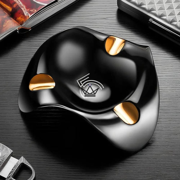 Cendrier à Cigare en Céramique - Éclipse Elégance - [] - cendrier cigare - Cadeau, Noël, Anniversaire, Original, Fête des pères, fête des mères - Atelier Atypique