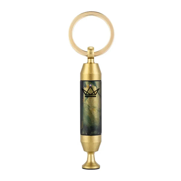 Perce-cigare porte-clés doré 2-en-1 avec aiguille — SCEPTRE – 9/9