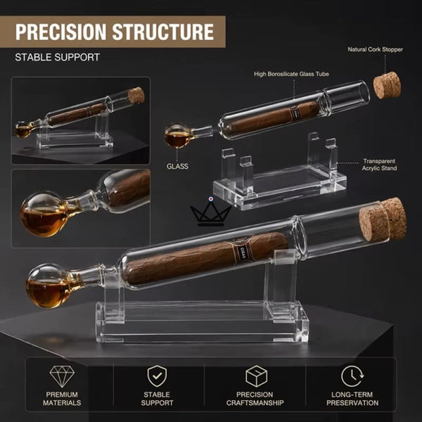 Blown Glass Spirit Cigar Infuser - INFUSIO RITUAL