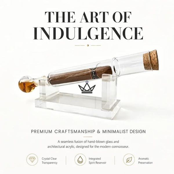 Blown Glass Spirit Cigar Infuser - INFUSIO RITUAL