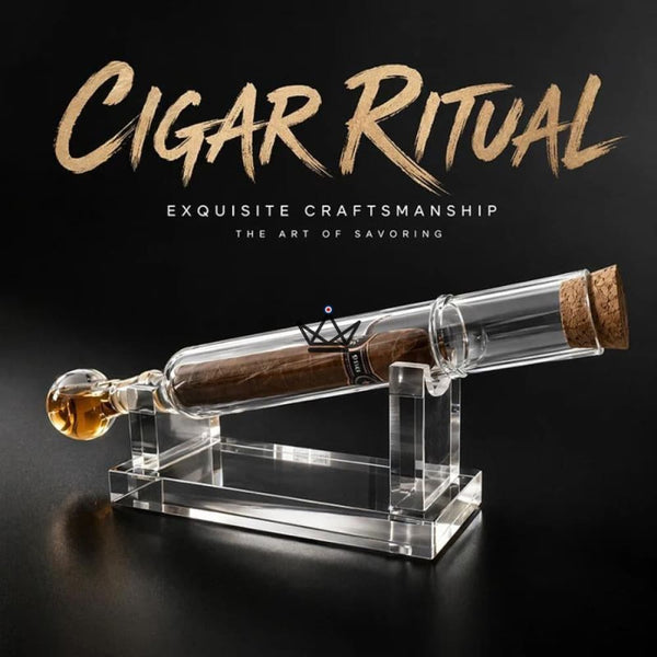 Blown Glass Spirit Cigar Infuser - INFUSIO RITUAL