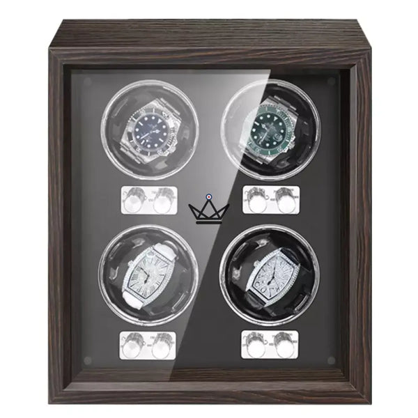 Hsthe Sea Remontoir Montre Automatique 1 Emplacement | Silencieux <10dB | Lumière LED Bleue | Moteur Anti-Magnétique | Pour 1 Montre