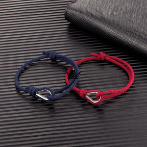 Bracelet NEXUS - Goutte Argentée & Cordon Ajustable - 11 Coloris - ["maj-filtre"] - bracelet - Cadeau, Noël, Anniversaire, Original, Fête des pères, fête des mères - Atelier Atypique