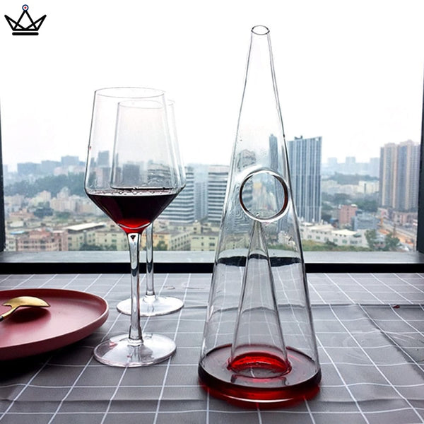 Carafe a Decanter Vin,Décanteur Vin Design avec Accessoires pour