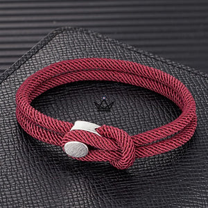 Bracelet ODIN - Marteau Viking Mjölnir Argenté - 10 Coloris 3 Tailles - ["maj-filtre"] - bracelet - Cadeau, Noël, Anniversaire, Original, Fête des pères, fête des mères - Atelier Atypique