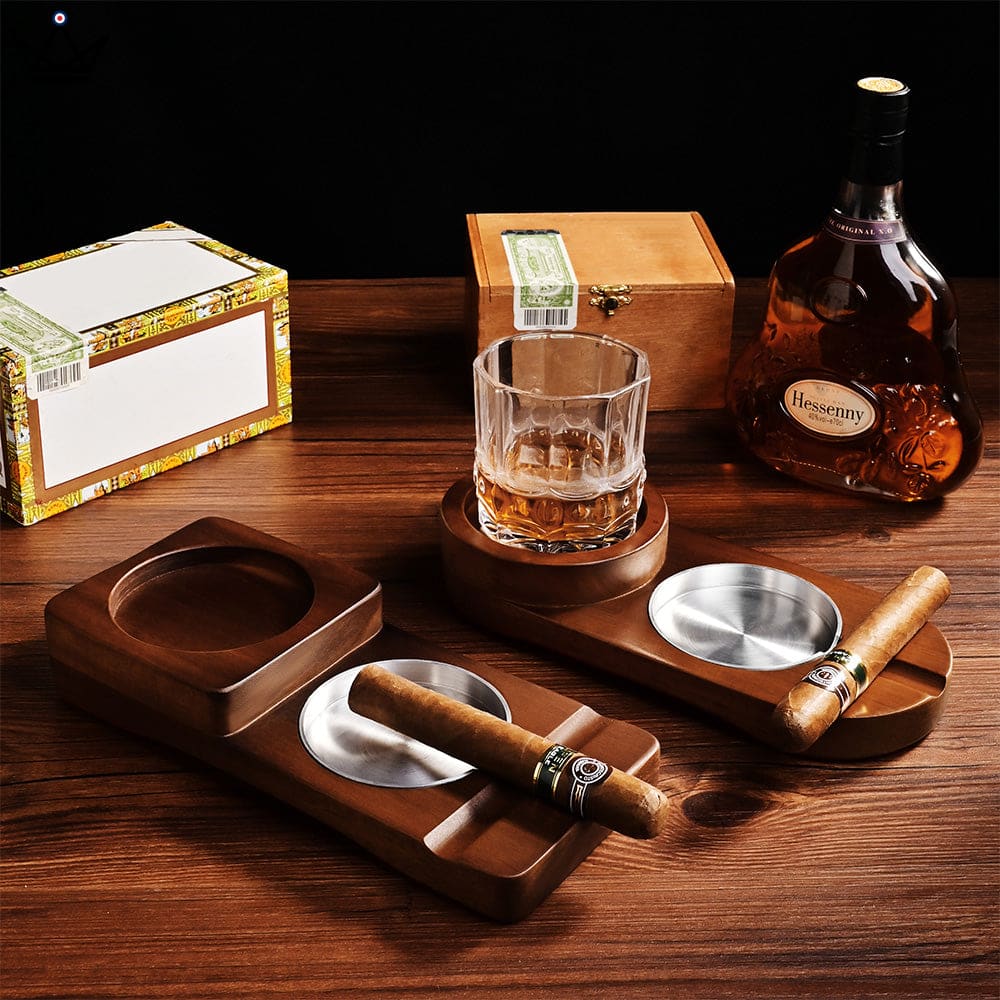 Set Cendrier Cigare - Whisky Wood Elite – Atelier Atypique