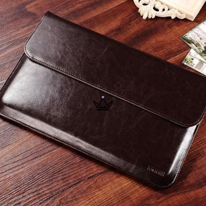 Housse en cuir pour MacBook Air - RICHY - ["Housse PC"] - Housse MacBook - Cadeau, Noël, Anniversaire, Original, Fête des pères, fête des mères - Atelier Atypique